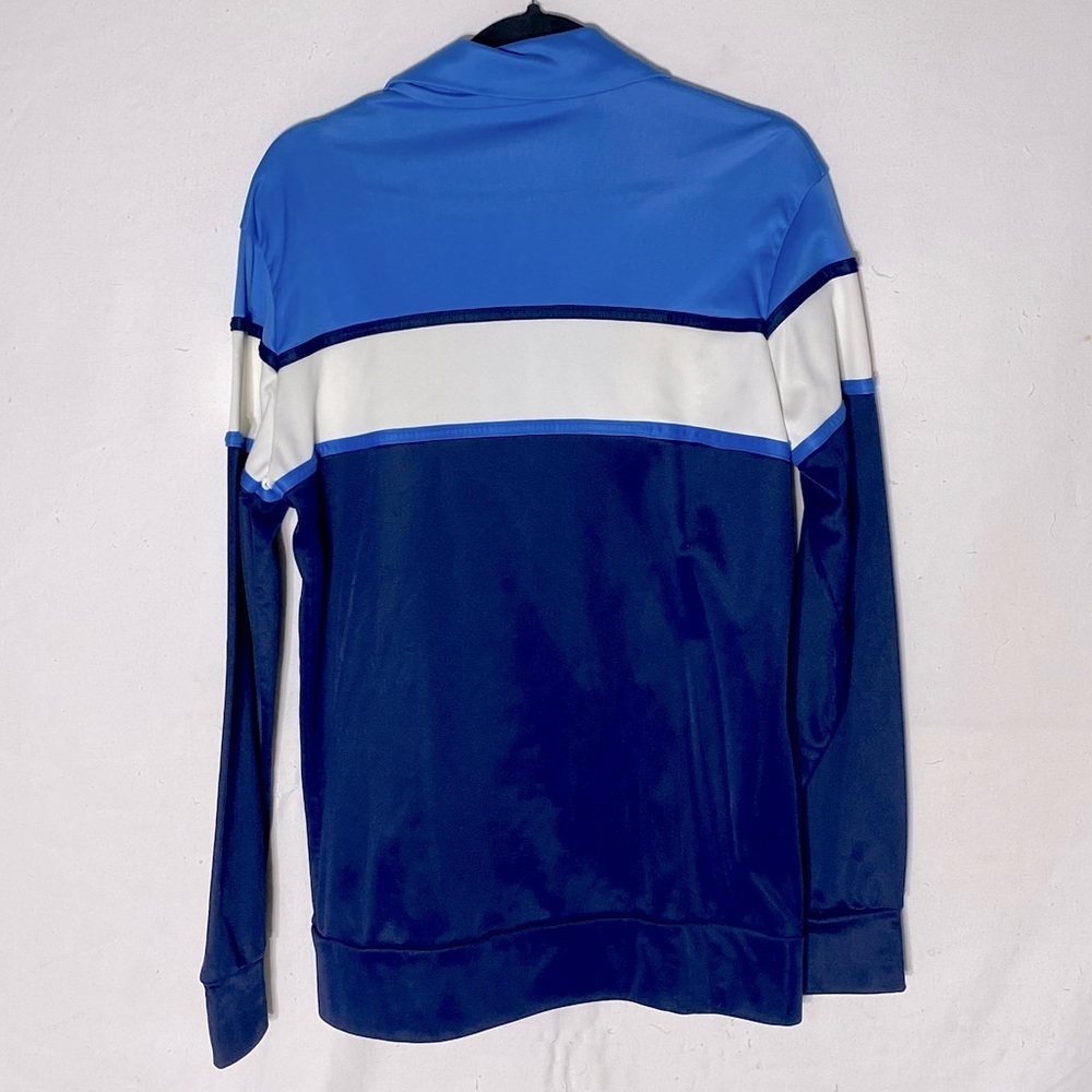Vintage Free Dress 70s Blue White Track Suit S Dadcore Grandpacore Activewear - Picture 3 of 13